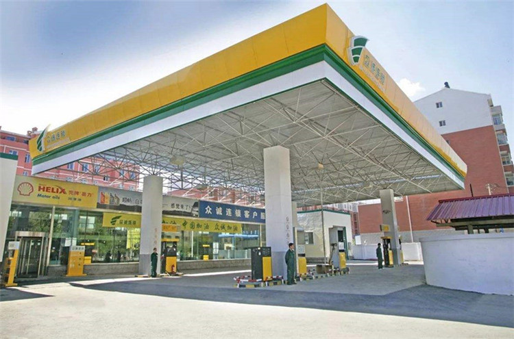 汉川加气站钢结构网架案例7